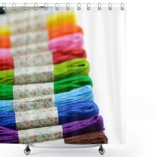 Personality  Embroidery Thread  Shower Curtains
