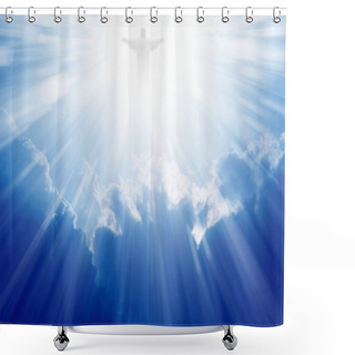 Personality  Jesus Christ In Heaven Shower Curtains