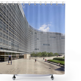 Personality  The Berlaymont Office Building Shower Curtains
