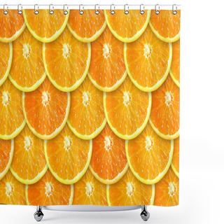 Personality  Slices Of Oranges Shower Curtains