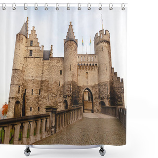 Personality  Het Steen Fortres Shower Curtains