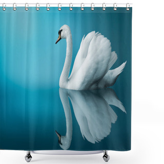 Personality  A Swan Shower Curtains