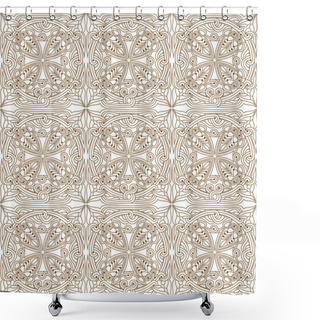 Personality  Seamless Pattern Shower Curtains