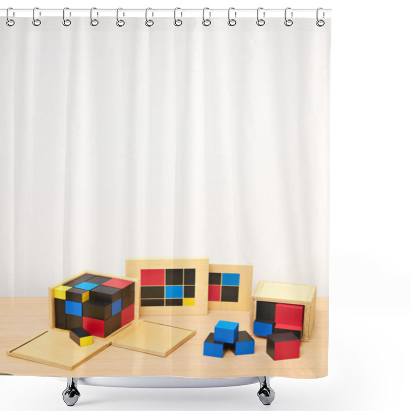 Personality  Montessori  Toy Material Shower Curtains