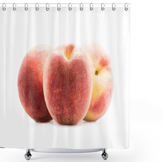 Personality  Fresh And Ripe Peaches Shower Curtains
