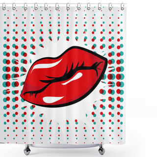 Personality  Pop Art Design. Shower Curtains