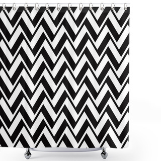 Personality  Dynamic Chevron Pattern Shower Curtains