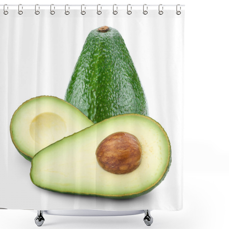 Personality  Avocado Cut In Half Shower Curtains