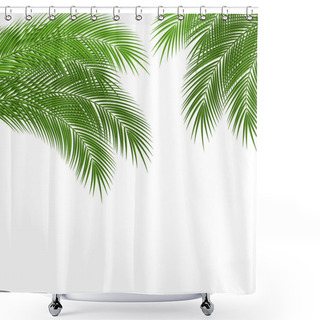 Personality  Tropical Leaves Shower Curtains