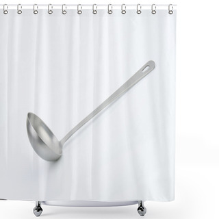 Personality  Metal Soup Ladle Shower Curtains