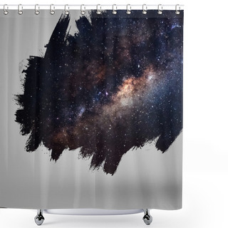 Personality  Motivational Quote At Deep Space Background. Artistic Design For Cards And Posters Shower Curtains