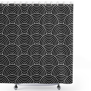 Personality  Artex Weave Blk Shower Curtains
