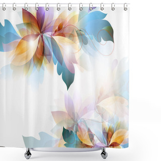 Personality  Colorful Abstract Background Shower Curtains