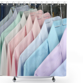 Personality  Ironed Shirts Shower Curtains