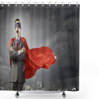 Personality  Im Super Man Shower Curtains