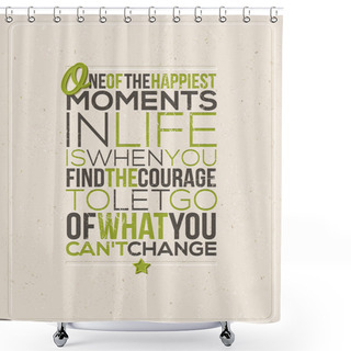 Personality  Quote Typographical Design - Vector Illustration Shower Curtains