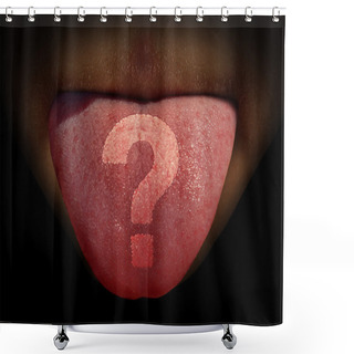 Personality  Eating Questions Shower Curtains