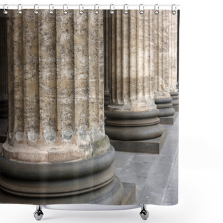 Personality  Classical Marble Columns Shower Curtains