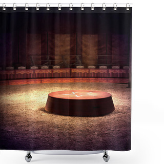 Personality  Fantasy Circus Tent Interior With Stand, CGI Shower Curtains