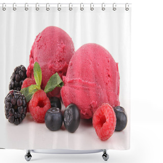 Personality  Ice Cream Shower Curtains