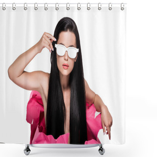 Personality  Sunglasses Shower Curtains