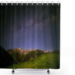 Personality  Milky Way Shower Curtains