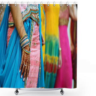 Personality  Henna Tattoos And Saris Shower Curtains
