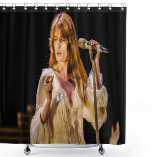 Personality  27-30 June 2019. Rock Werchter Festival, Belgium. Concert Of Florence And The Machine Shower Curtains