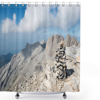 Personality  On The Top Of Mount Olympus Shower Curtains