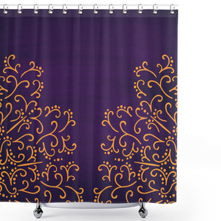 Personality  Vintage Invitation Card Shower Curtains