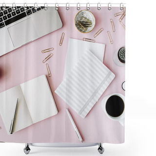 Personality  Work Space Table Desk Shower Curtains