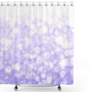 Personality  Bokeh Vibrant Purple Or Mauve Background With Blurry Lights Shower Curtains