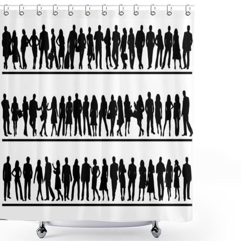 Personality  Silhouettes Shower Curtains