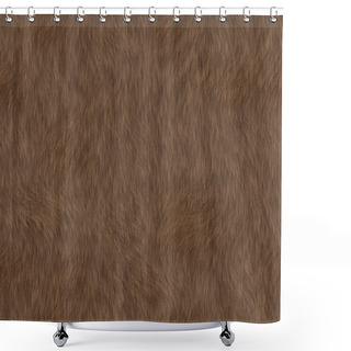 Personality  Animal Fur, Seamless Shower Curtains
