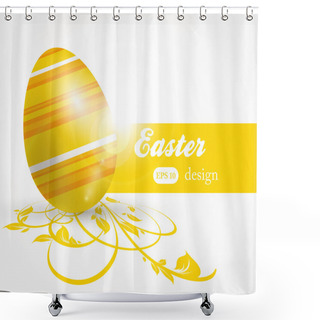 Personality  Easter. Shower Curtains
