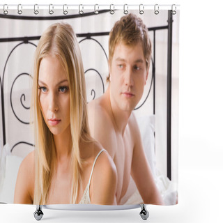 Personality  Trouble Shower Curtains