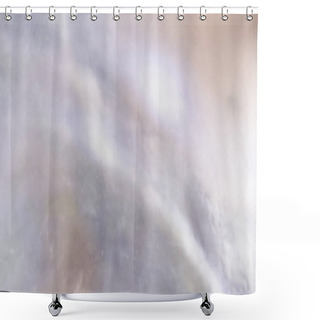 Personality  Abstract Cloudy Blur Texture Pearl Background With Shimmering Hues Of Mauve, Peach And Ocean Blue Colours Shower Curtains