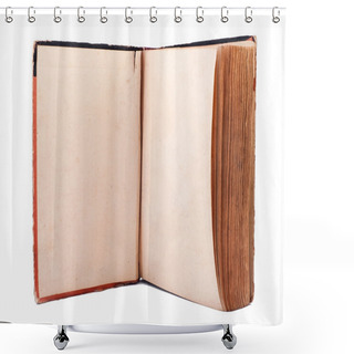 Personality  Old Open Book Shower Curtains