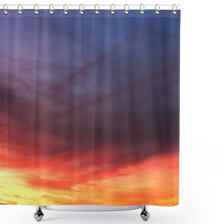 Personality  Colorful Sky Texture Shower Curtains