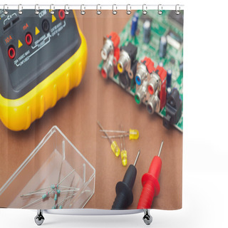 Personality  Electronic Repair Shower Curtains
