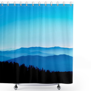 Personality  Blue Ridge Vista Shower Curtains