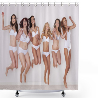 Personality  Beautiful Teenage Girls Shower Curtains