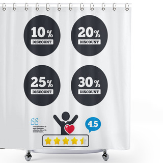Personality  Sale Discount Icons. Shower Curtains