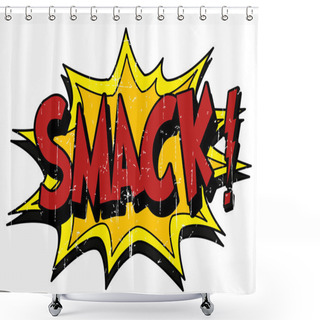 Personality  Explosion Bubble Smack Shower Curtains