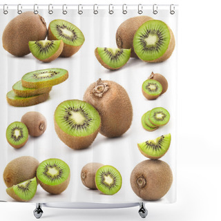 Personality  Collection Of Fresh Kiwi Shower Curtains