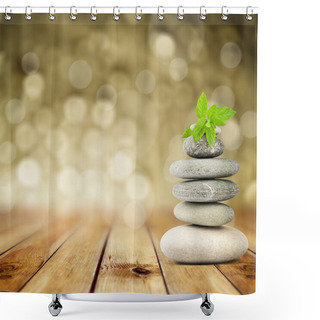 Personality  Stones Shower Curtains