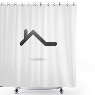 Personality  House Icon Shower Curtains