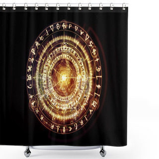 Personality  Synergies Of Sacred Geometry Shower Curtains