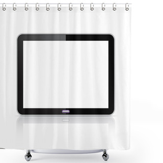 Personality  Tablet Computer Shower Curtains