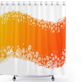 Personality  Easter Frame Shower Curtains